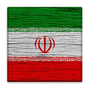 زیر لیوانی  مدل پرچم ایران کد    4692343_3331