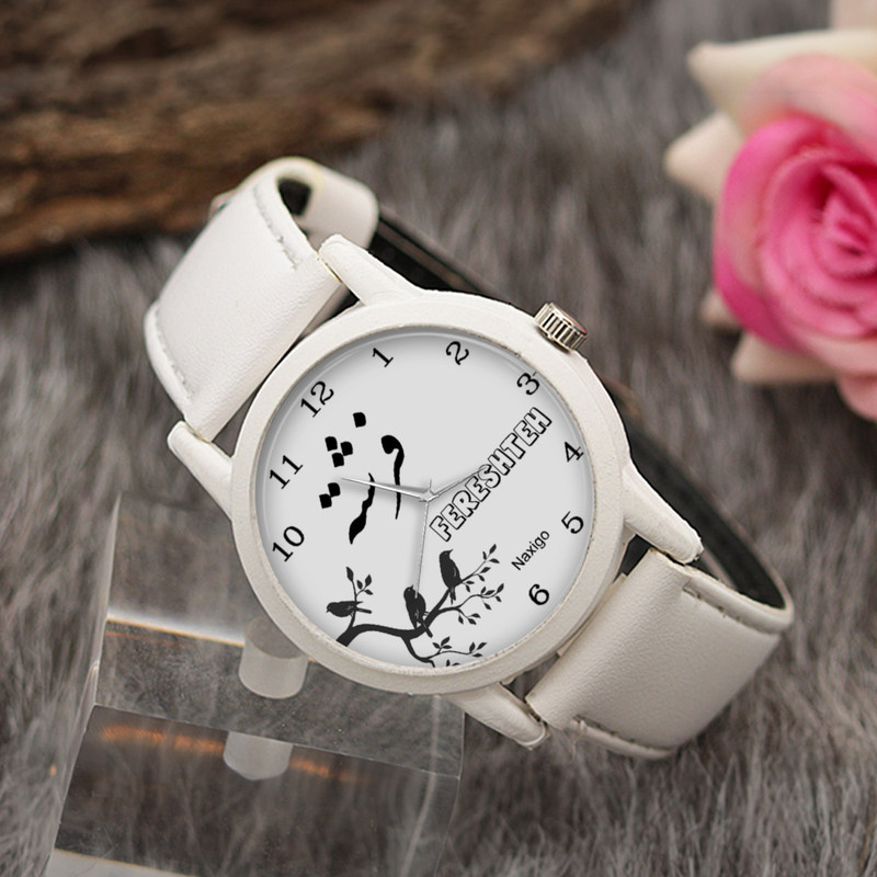 ساعت مچی عقربه ای زنانه ناکسیگو طرح فرشته کد LF3459