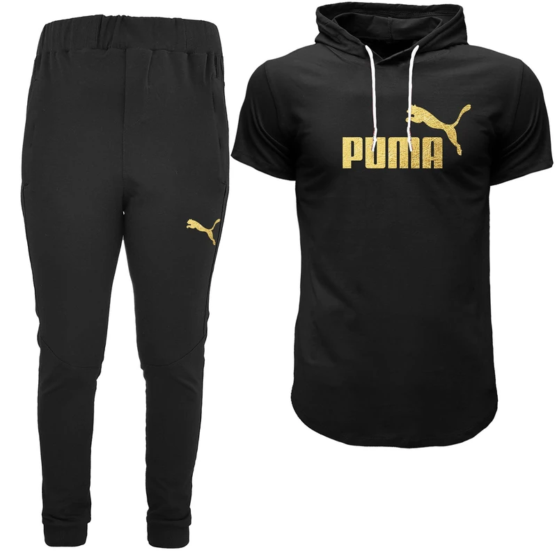 ست تی شرت کلاه دار و شلوار مردانه مدل 00506166