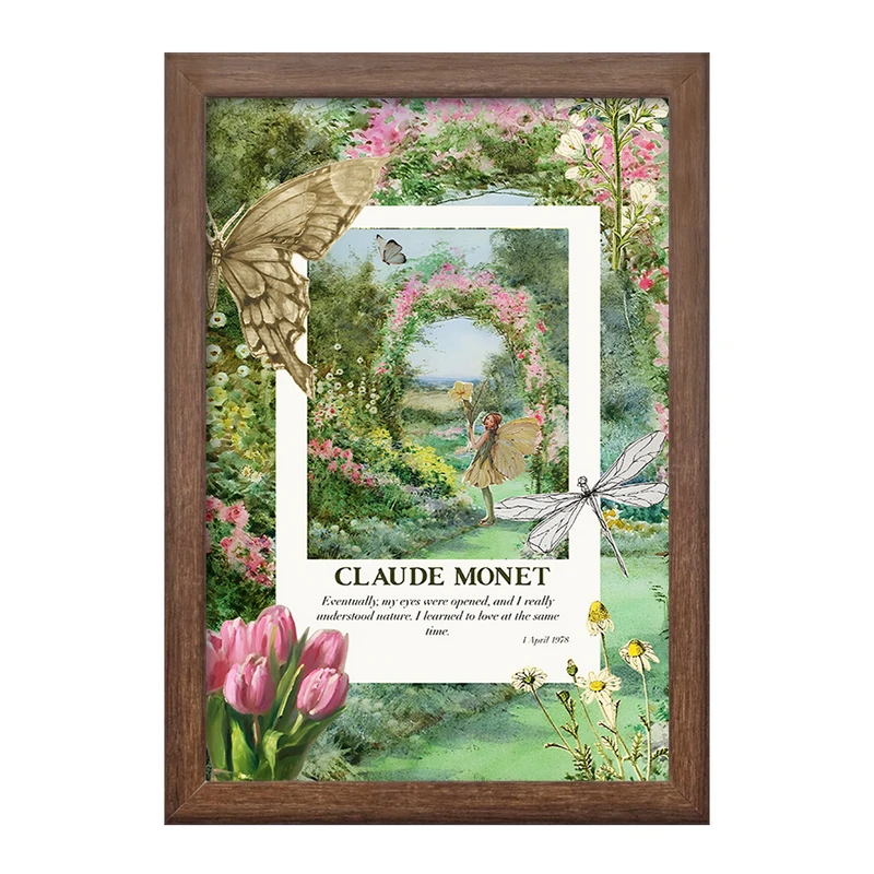 تابلو خندالو طرح کلود مونه (Claude Monet) کد F10712