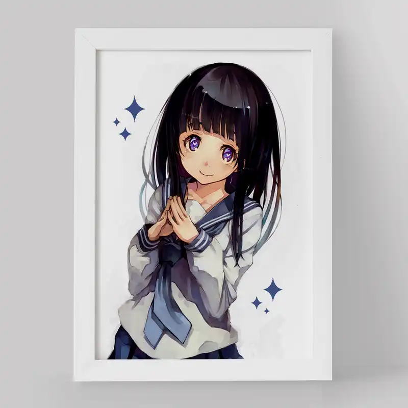 تابلو خندالو مدل چیتاندا انیمه هیوکا Hyouka کد 17047