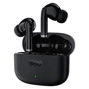 هدفون بلوتوثی کیو سی وای مدل T19 با نویز کنسلینگ میکروفون (ENC)، درگاه شارژ USB Type-C، دارای کنترل لمسی و نشانگر LED، مقاوم در برابر رطوبت و عرق