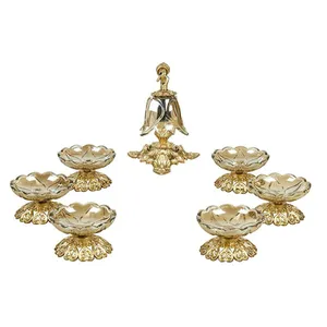 مجموعه ظروف هفت سین 7 پارچه چشمه نور مدل C2953