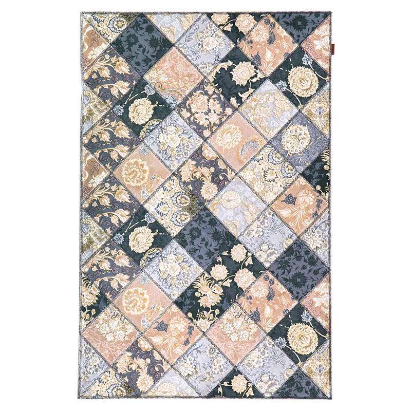 فرش پارچه ای مدل چهل تکه کد 751