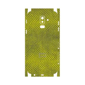 MAHOOT Yellow Snake Skin-FullSkin Cover Sticker for Samsung Galaxy J8