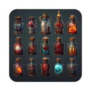 زیر لیوانی کاکتی طرح هری پاتر Harry Potter مدل mp44491