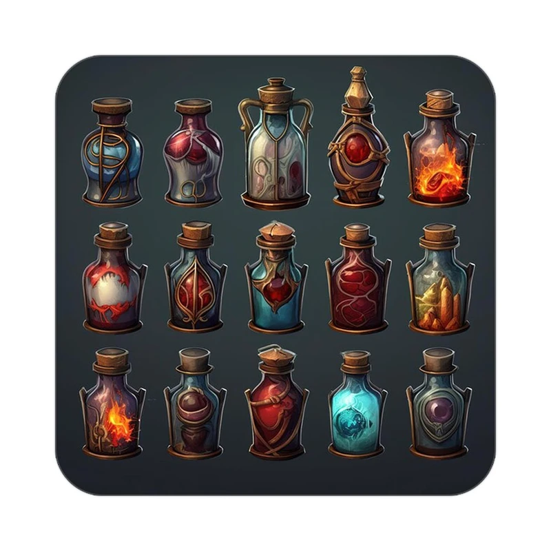 زیر لیوانی کاکتی طرح هری پاتر Harry Potter مدل mp44491