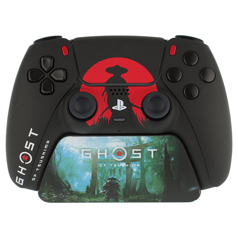 دسته بازی پلی استیشن 5 سونی مدل ghost of tsushima به همراه استند نگهدارنده