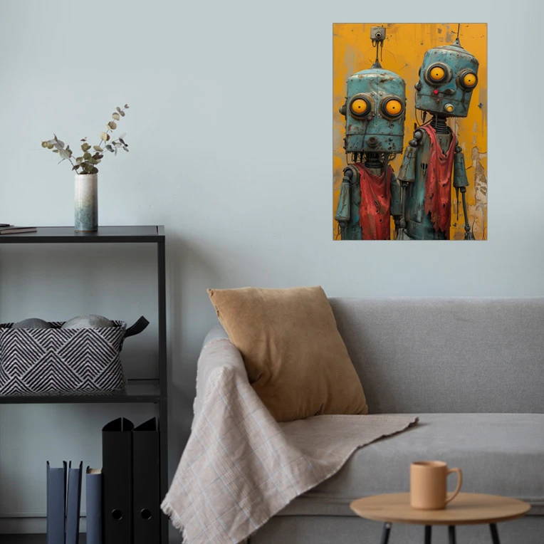 پوستر گوفی مدل ربات طرح Robot کد DUO28