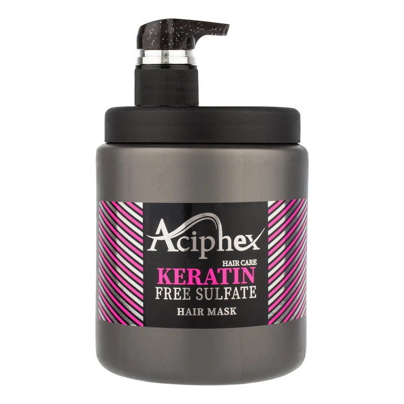 ماسک مو تقویت کننده اسیفکس مدل کراتین مناسب برای موهای آسیب دیده حجم 1000 میلی لیتر