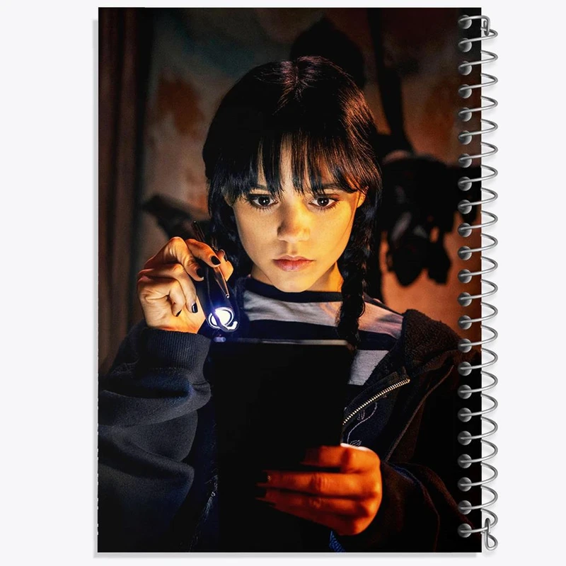 دفتر مشق 100 برگ خندالو طرح سریال ونزدی Wednesday کد 25285