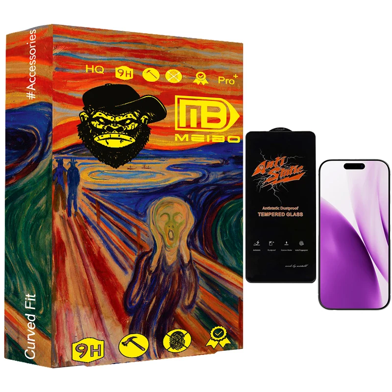 محافظ صفحه نمایش میبو مدل Antistatic Visio 007 مناسب برای گوشی موبایل اپل Iphone 17 Pro