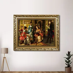 تابلو فرش دستباف طرح شاعر جوان مدل R22