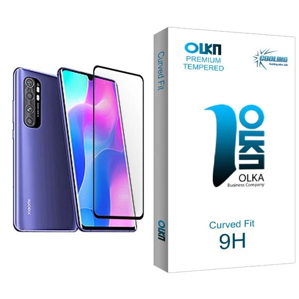محافظ صفحه نمایش کولینگ مدل Olka Glass MIX001 مناسب برای گوشی موبایل شیائومی Mi Note 10 Lite