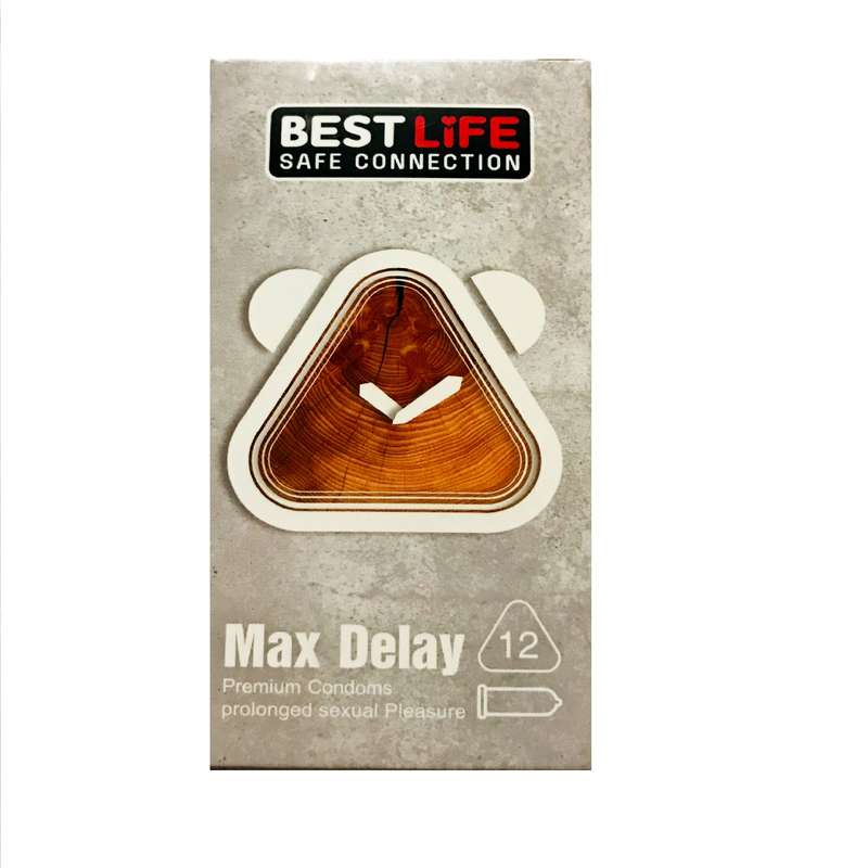 کاندوم بست لایف مدل Max Delay بسته 12 عددی