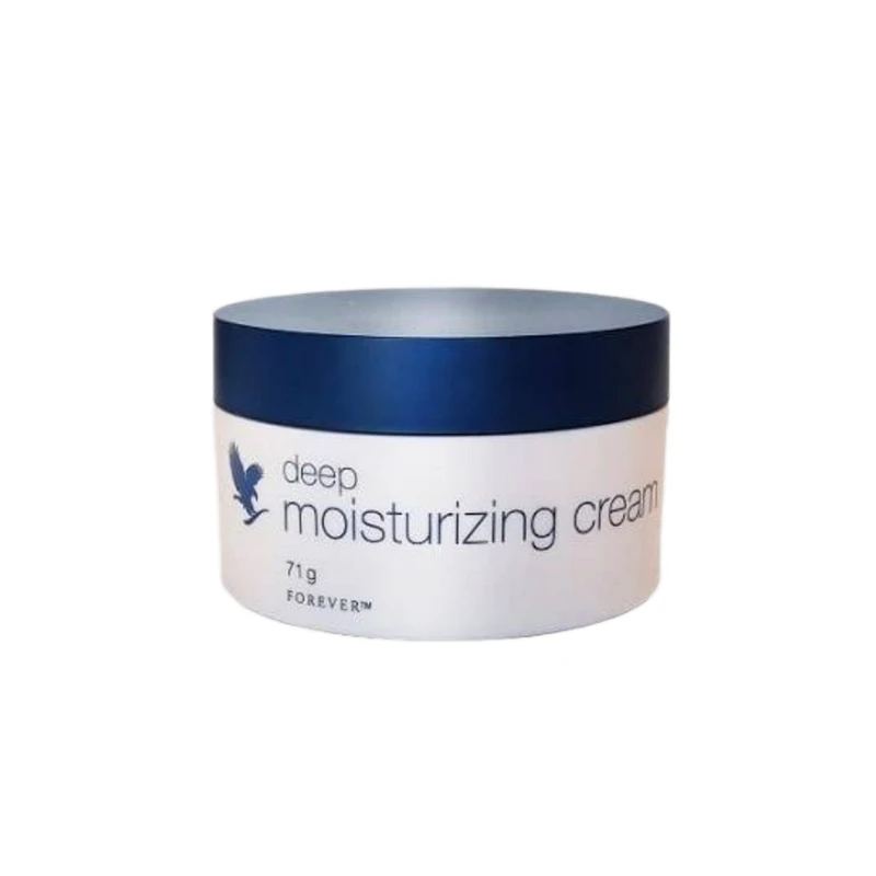 کرم مرطوب کننده صورت، گردن و دور چشم فوراور لیوینگ پروداکتس مدل آلوئه‌ورا مناسب برای انواع پوست وزن 71 گرم 