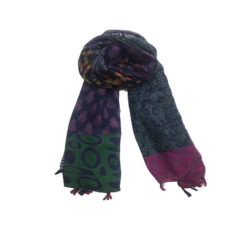 شال زنانه مدل نخی منگوله دار