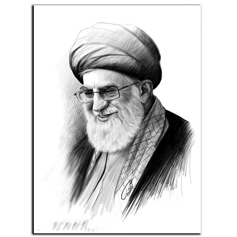 تابلو شاسی بکلیت طرح آیت الله خامنه ای مدل SH-7015