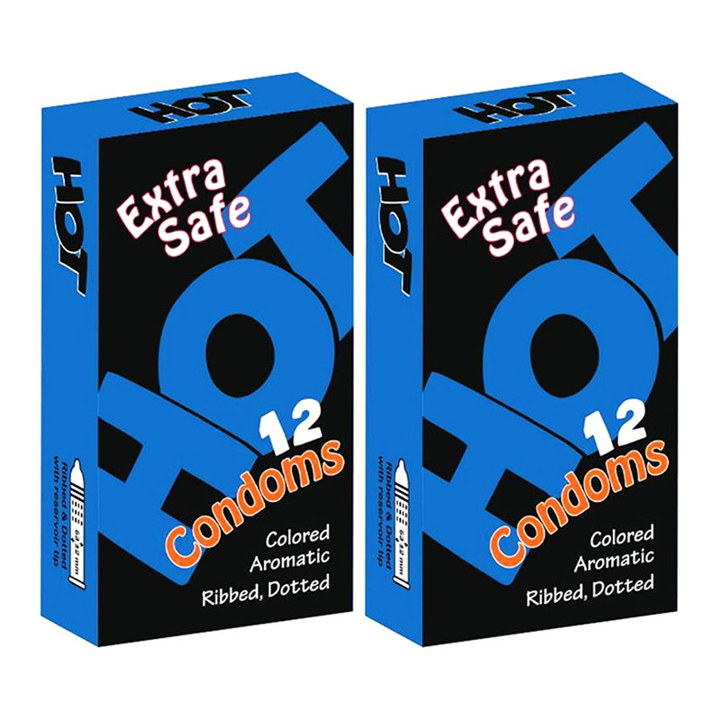 کاندوم هات مدل Extra Safe مجموعه 2 عددی کاندوم هات مدل Extra Safe مجموعه 2 عددی