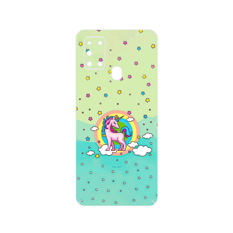 برچسب پوششی ماهوت مدل Rainbow unicorn adventure مناسب برای گوشی موبایل سامسونگ Galaxy A21s
