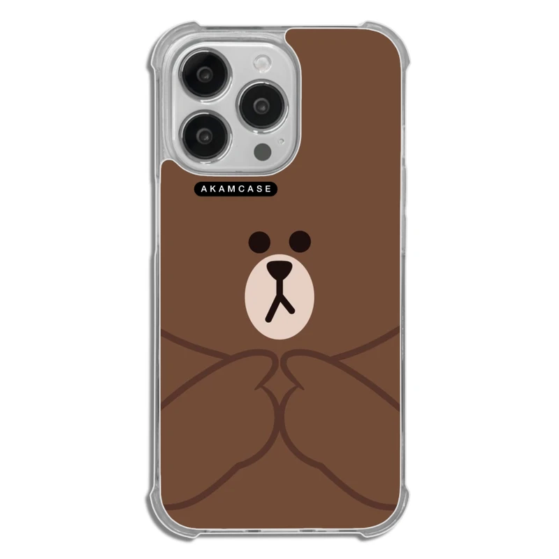 کاور آکام مدل AMCWTA13PRO-BROWN1 مناسب برای گوشی موبایل اپل iPhone 13 Pro