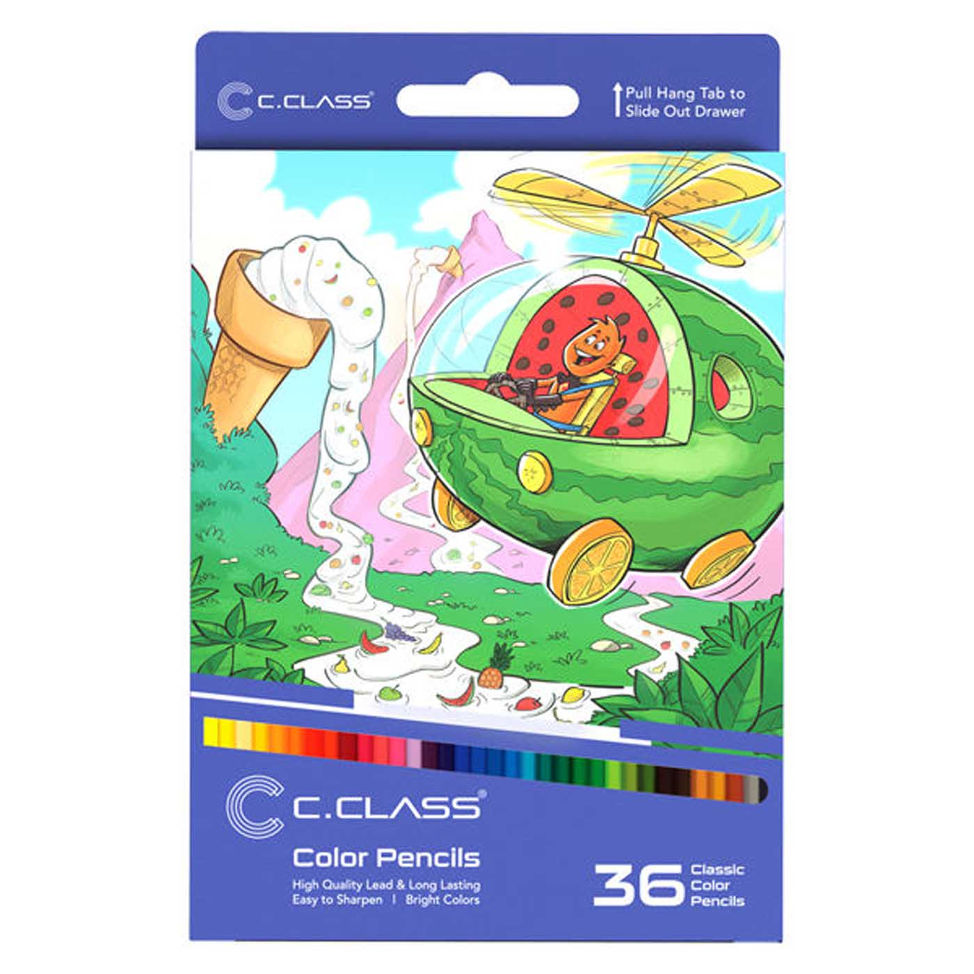 مداد رنگی 36 رنگ سی.کلاس کد 05
