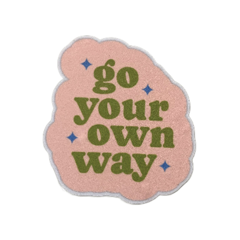 استیکر لپتاپ طرح go your own way کد 034