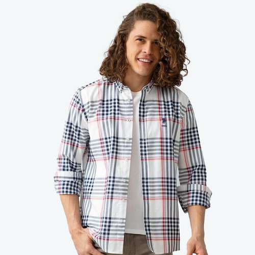 پیراهن آستین بلند مردانه یو اس پولو مدل 50199897-VR033