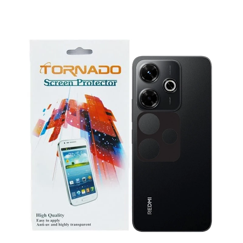 محافظ لنز دوربین تورنادو مدل قابدار مناسب برای گوشی موبایل شیائومی Redmi 13X بسته 40 عددی