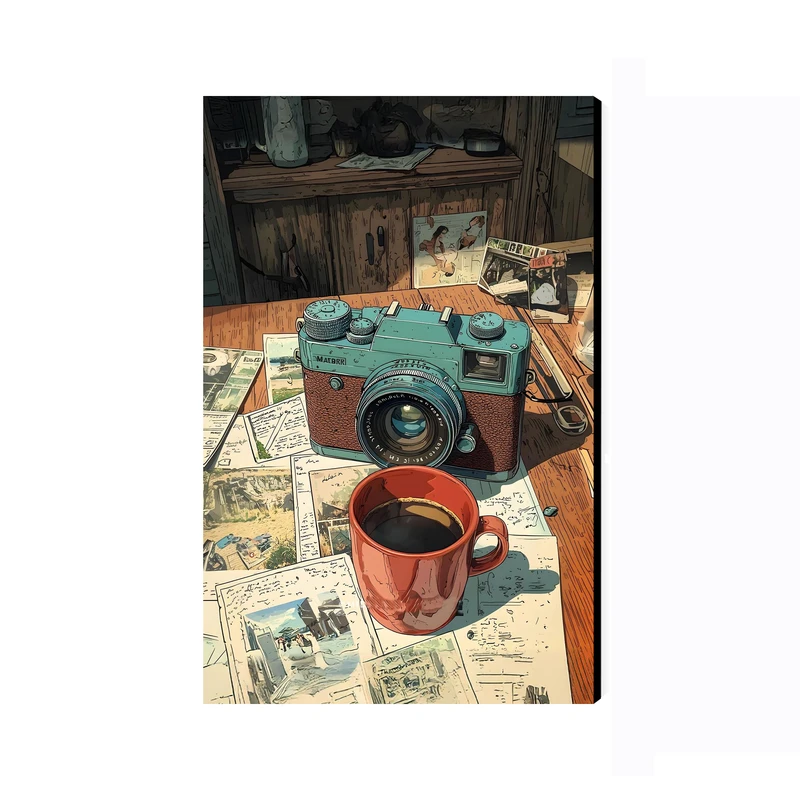 تابلو شاسی عرش طرح کافی شاپ مدل قهوه کد As5629