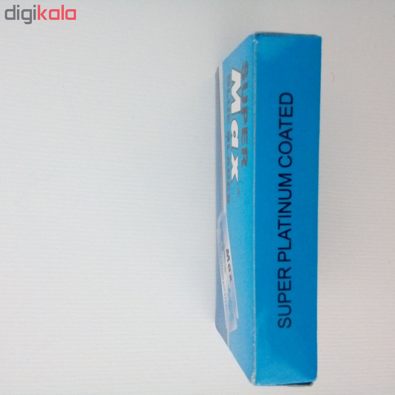 تیغ یدک اصلاح سنتی سوپر مکس مدل SUPER PLATINUM بسته ۱۰ عددی