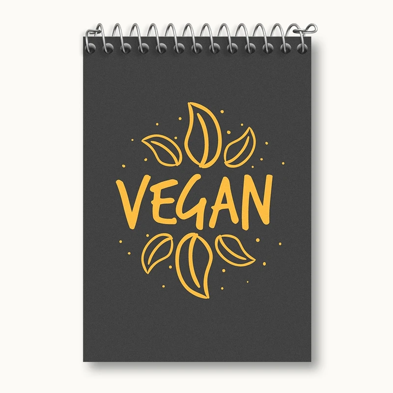دفتر یادداشت 50 برگ خندالو مدل وگن Vegan کد 31127