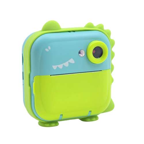 دوربین دیجیتال کودک ناب سل مدل چاپ سریع شارژی موزیکال طرح دایناسور