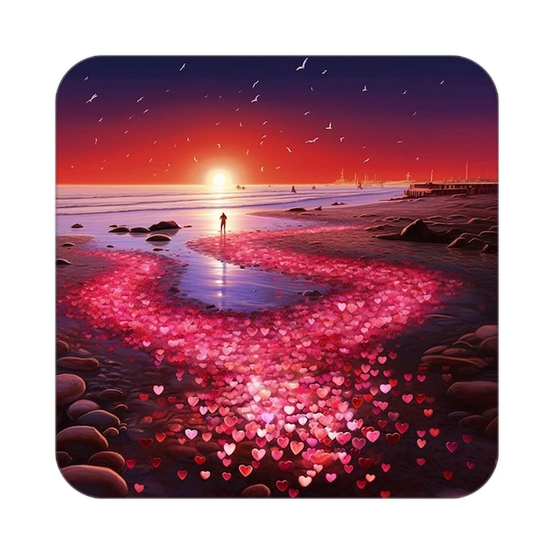 زیر لیوانی کاکتی مدل عاشقانه کد mp12655