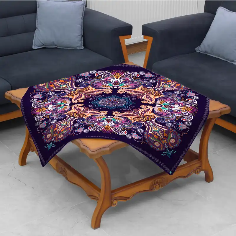 رومیزی طرح اسلیمی کد 9959