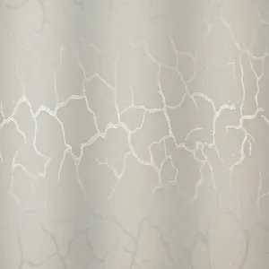 پارچه پرده عرض 3 متر مدل کرپ سیم دوزی شاین دار طرح سنگ رنگ نباتی