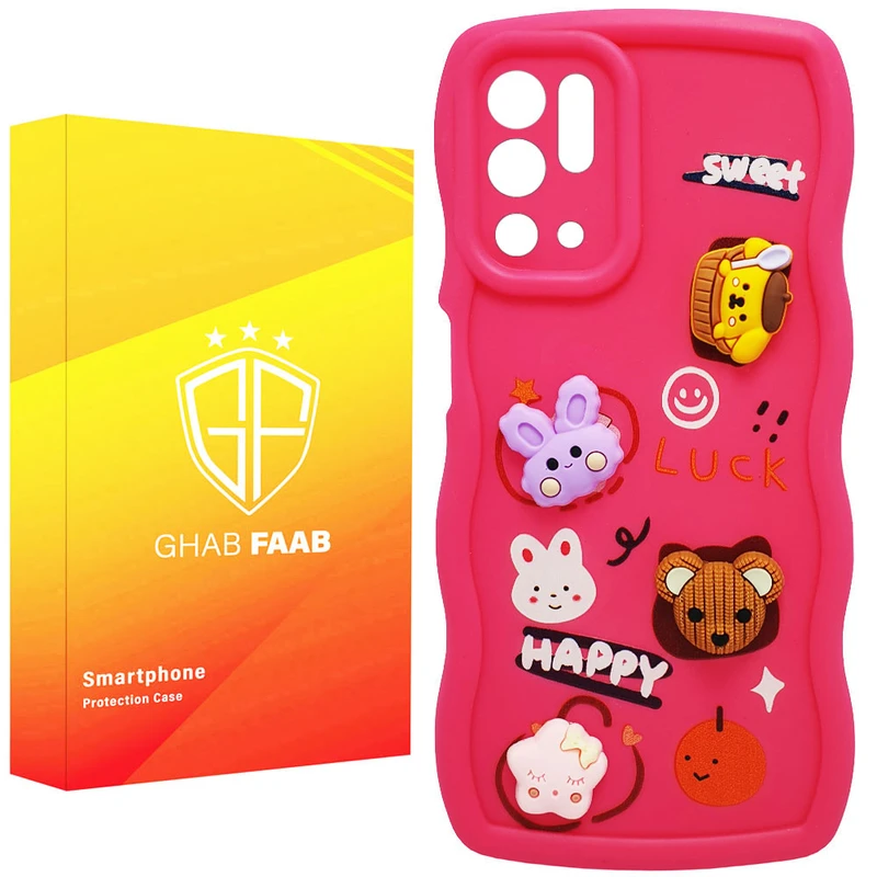 کاور قاب فاب مدل سیلیکونی فانتزی طرح دخترانه مناسب برای گوشی موبایل شیائومی Poco M3 Pro / Redmi Note 10 5G / Redmi Note 11SE