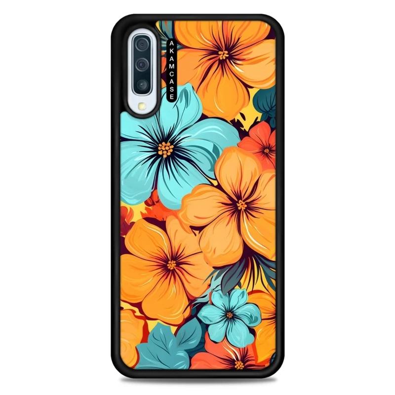 کاور آکام مدل AMC-WSGA50-FLOWERS-38 مناسب برای گوشی موبایل سامسونگ Galaxy A50