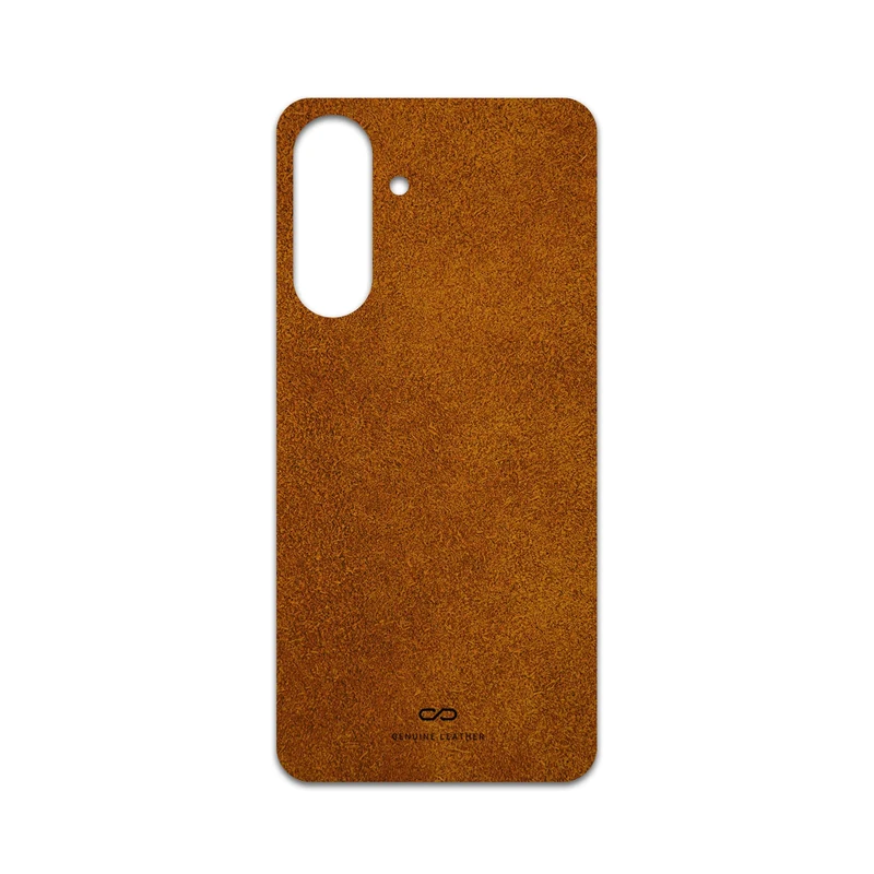 برچسب پوششی ماهوت مدل Brown-Chamois-Leather مناسب برای گوشی موبایل سامسونگ Galaxy A56