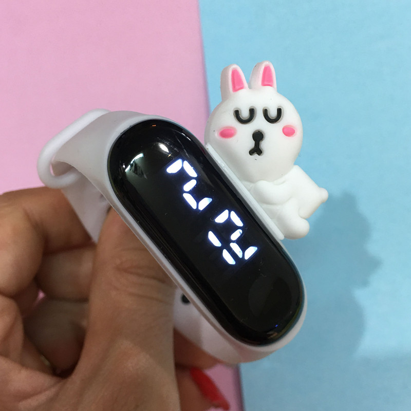 ساعت مچی دیجیتال بچگانه مدل ضد اب سیلیکونی طرح خرگوش کد BB-WI ساعت مچی دیجیتال بچگانه مدل ضد اب سیلیکونی طرح خرگوش کد BB-WI