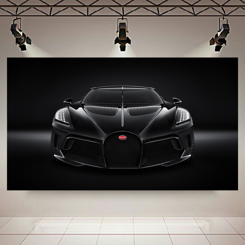 پوستر طرح ماشین مدل بوگاتی La Voiture Noire کد AR13150