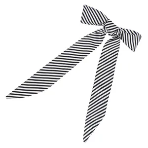 دستمال گردن زنانه مدل ابریشم راه راه کد 8031