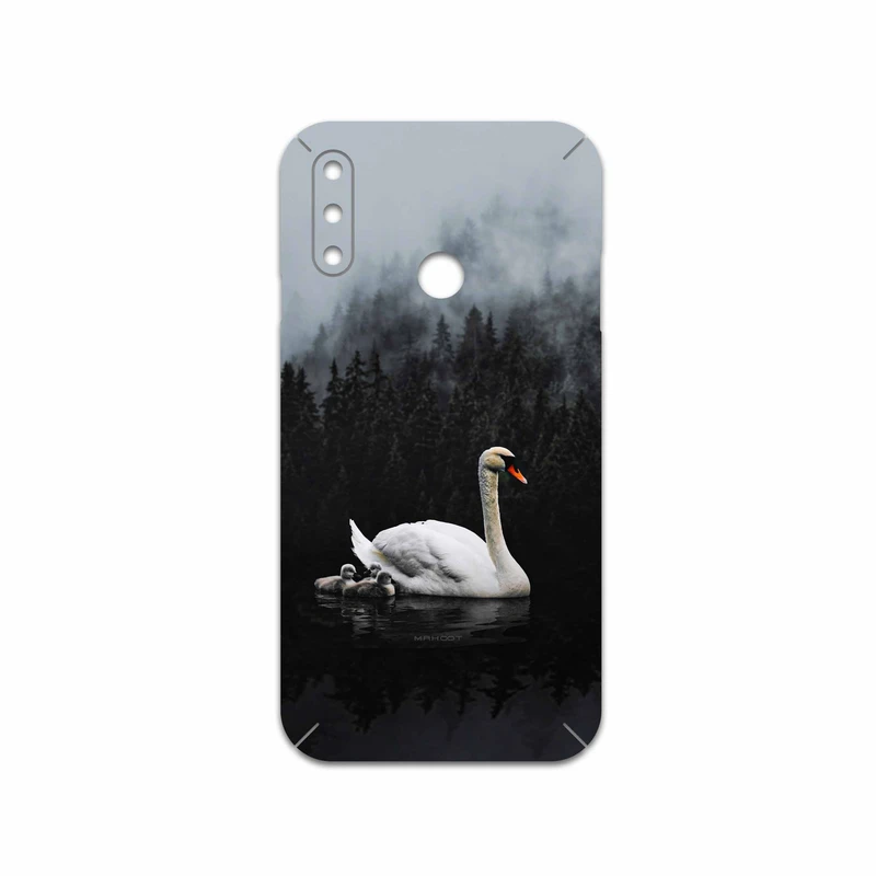 برچسب پوششی ماهوت مدل Swan Lake مناسب برای گوشی موبایل ال جی W10
