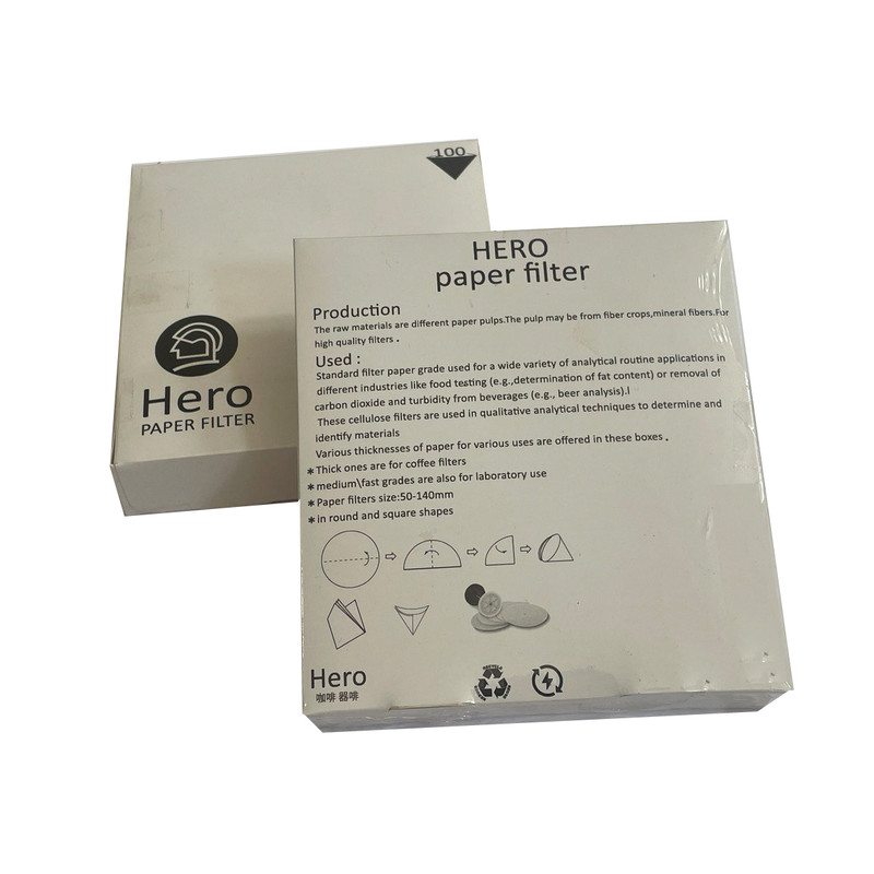 فیلتر قهوه طرح دایره ای مدل هیرو بسته 100 عددی