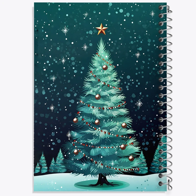 دفتر نقاشی 50 برگ خندالو طرح درخت کریسمس کد F8365