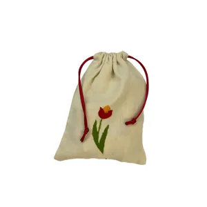 کیسه هدیه دستساز مدل بخارا دوزی سنتی