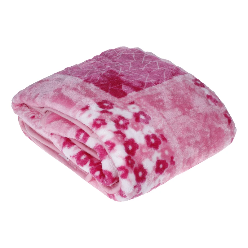 پتو گلبافت یک نفره مدل مورا سایز 160×220 سانتی متر 
