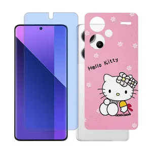 Glass Together model anti blue Screen Protector Suitable for Xiaomi Redmi Note 13 Pro Plus Mobile Phone with Back cover sticker