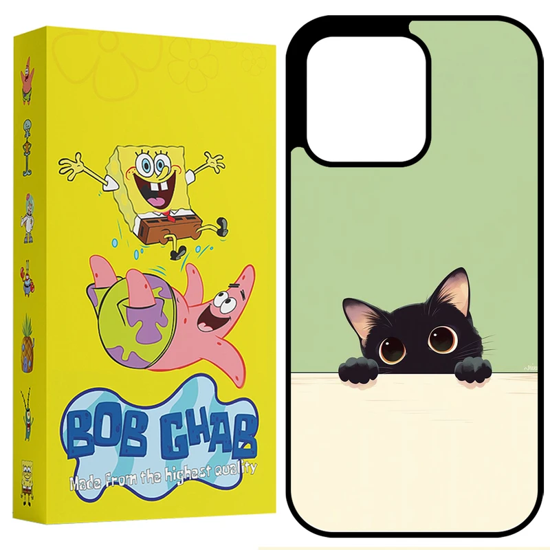 کاور باب قاب طرح گربه مدل BCP15PM مناسب برای گوشی موبایل اپل iPhone 15 Pro Max