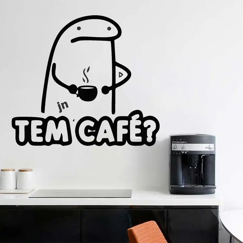 استیکر دیواری لندمون طرح کافه کد LD001 M